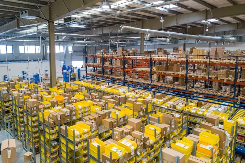 Organised spare-parts warehouse inventory